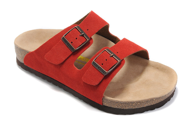 Birkenstock Arizona (Red Suede)