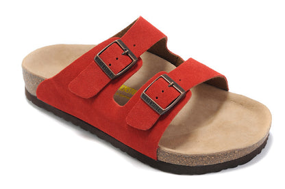 Birkenstock Arizona (Red Suede)
