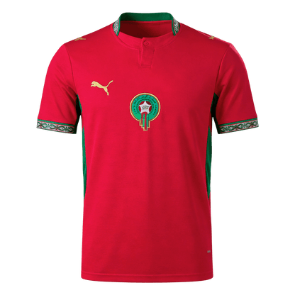 Morocco Home Soccer Jersey World Cup 2026 Red