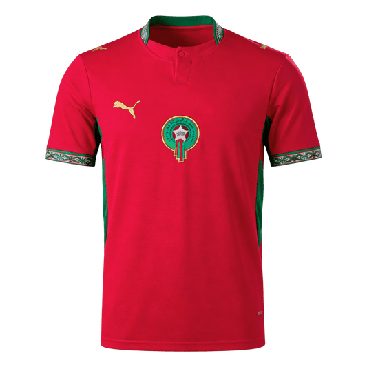 Morocco Home Soccer Jersey World Cup 2026 Red