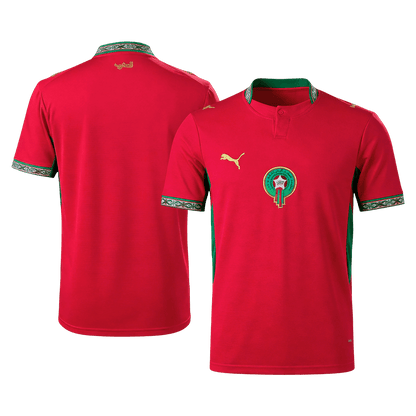 Morocco Home Soccer Jersey World Cup 2026 Red