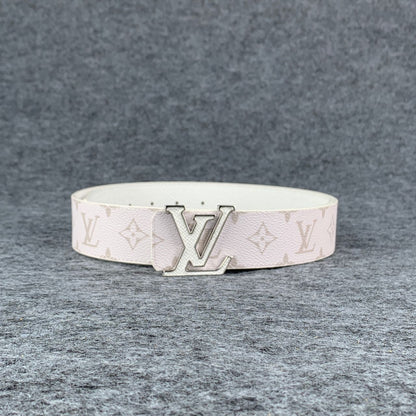 LV Initiales 40mm Reversible Belt 'White'