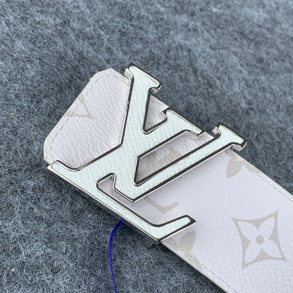 LV Initiales 40mm Reversible Belt 'White'