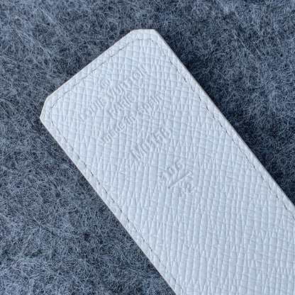 LV Initiales 40mm Reversible Belt 'White'