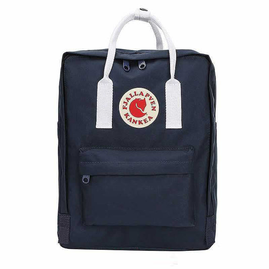 Fjallraven Kanken Classic Navy Blue with White Stripe