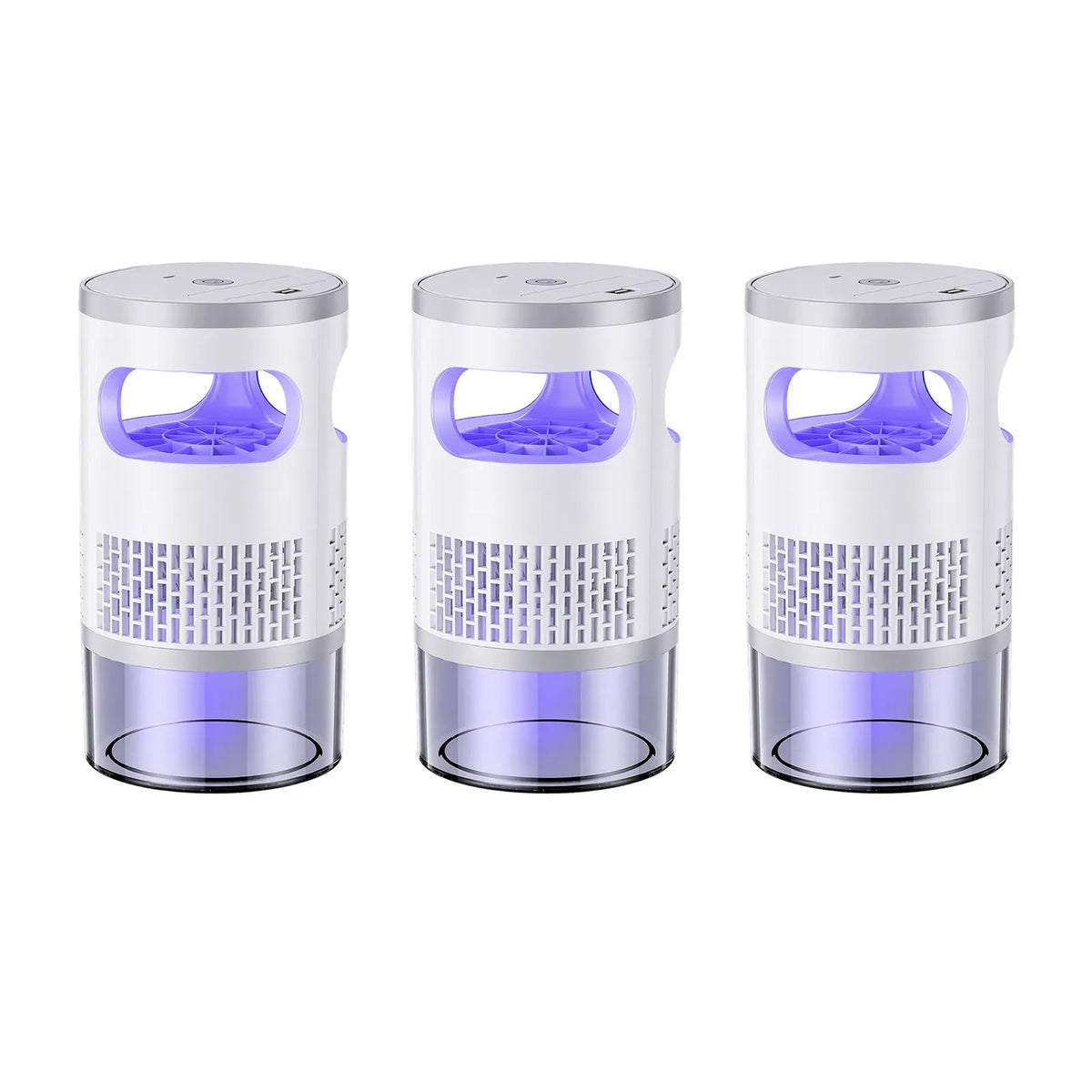 Gainstarx Indoor Flying Insect Trap with UV Light and Suction Fan, Plug-In Bug Catcher for Home, Kitchen, Bedroom and Office