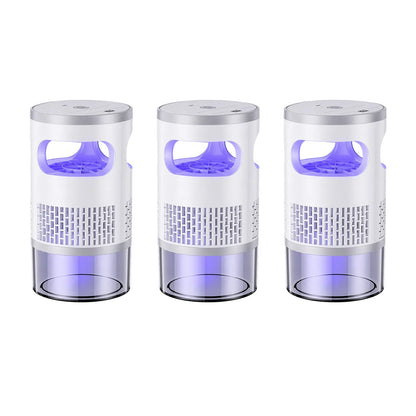 Gainstarx Indoor Flying Insect Trap with UV Light and Suction Fan, Plug-In Bug Catcher for Home, Kitchen, Bedroom and Office