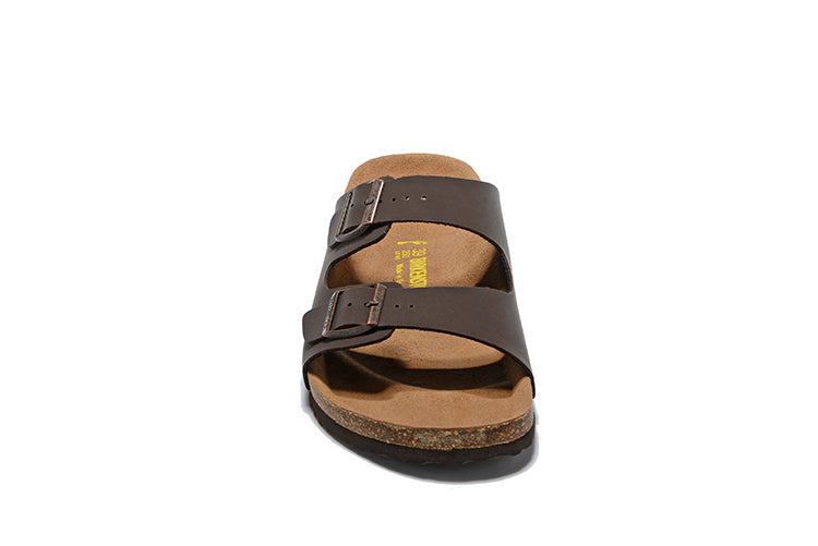 Birkenstock Arizona (Dark Brown / Mocha Birko-Flor / Leather)