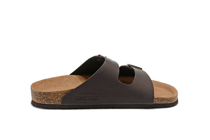 Birkenstock Arizona (Dark Brown / Mocha Birko-Flor / Leather)