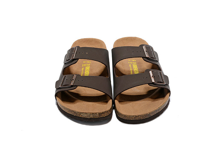 Birkenstock Arizona (Dark Brown / Mocha Birko-Flor / Leather)