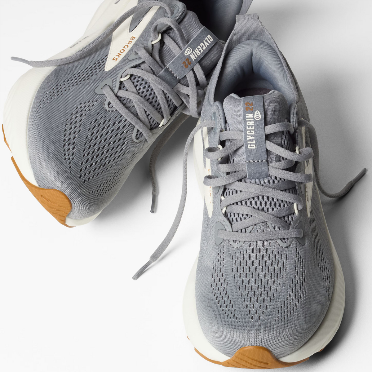 Brooks Glycerin 22 Running Shoe (Men) - Primer Gray/Gray/Honey Ginger