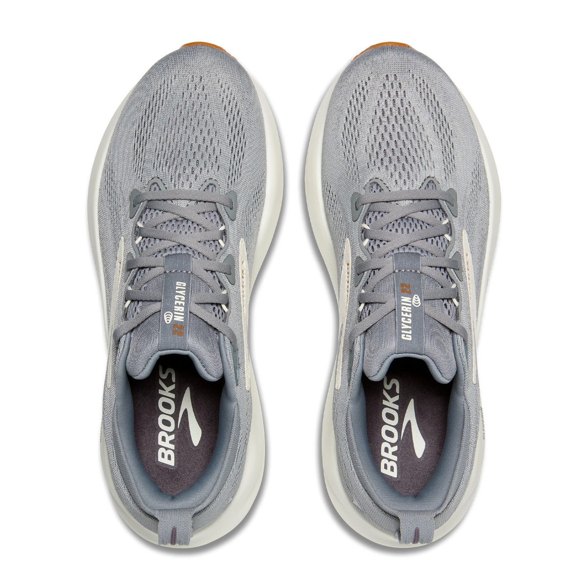 Brooks Glycerin 22 Running Shoe (Men) - Primer Gray/Gray/Honey Ginger