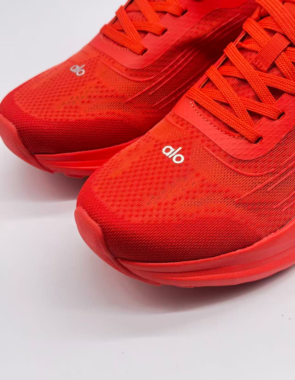 ALO running shoes Bright Red