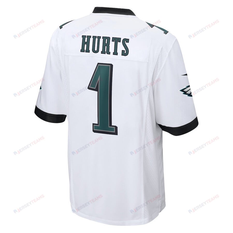 Jalen Hurts 1 Philadelphia Eagles Brilliance Game Jersey - Men, White