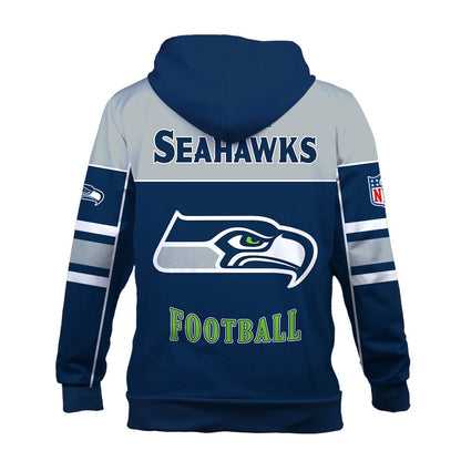 NFL Seattle Seahawks Built To Win 3D Hoodie For Die-hard Fans