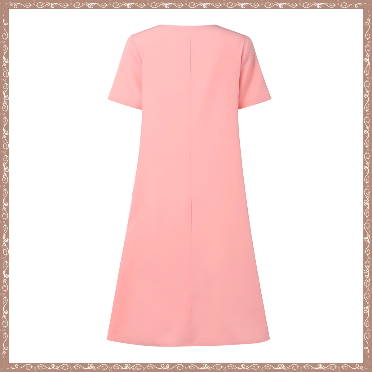 Elegant Pleated Hem Dress, Chic V-Neck Short Sleeve, Women's Summer Midi Vestidos, Celebrity Dresses, Short Sleeve Fitted Waist Robes Femme