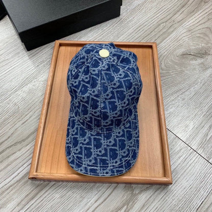 Dior Denim Oblique Hat Cotton 262219