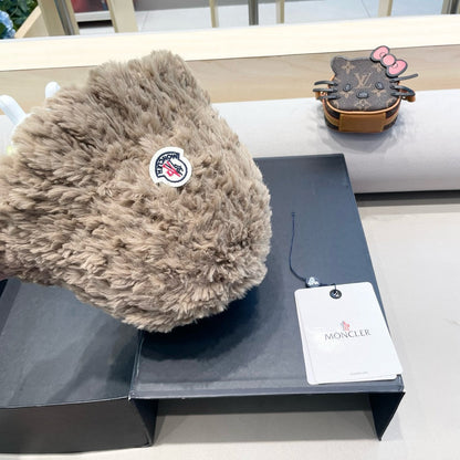 BUCKET HAT IN PEANUT BROWN FLEECE 435042