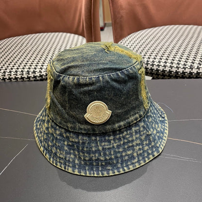 Moncler Denim Bucket Hat 196136