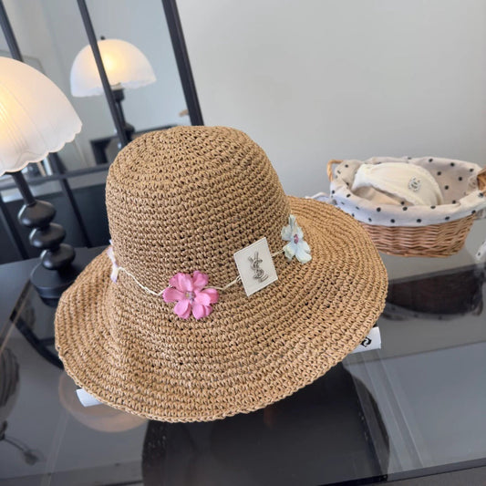 Saint Laurent Straw Hat 196098