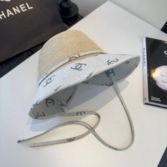 Chanel Bucket Hat With CC Logo Pattern 279627